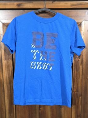 Xersion Boys Blue Graphic 'BE THE BEST' Short Sleeve Tee
